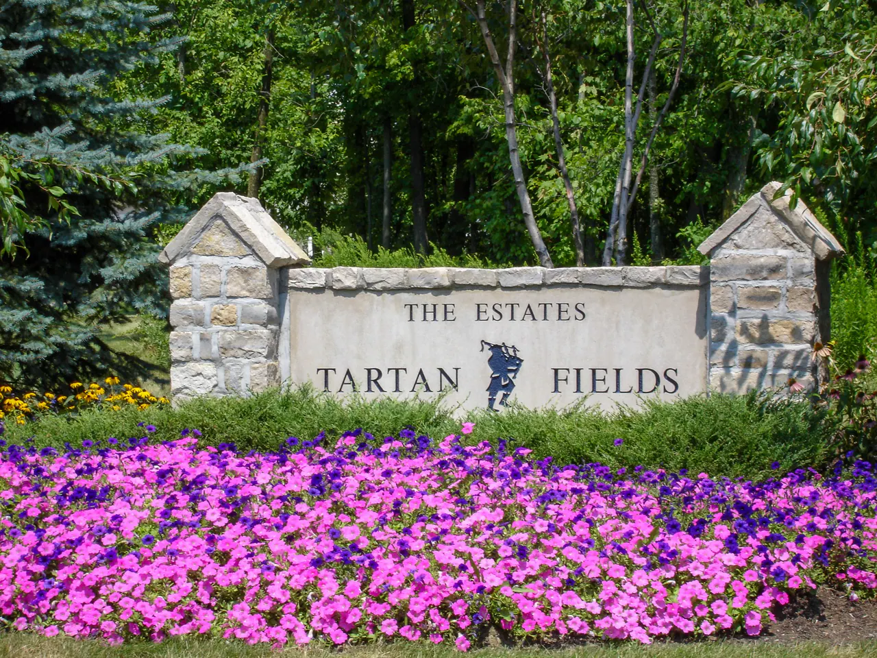 Tartan Fields Entry Landscape landscape project